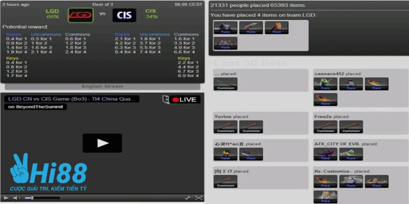 Cá Cược Dota 2 Là Gì? Hi88 Hướng Dẫn Chơi Cá Độ Dota Bất Bại huong dan choi ca cuoc dota